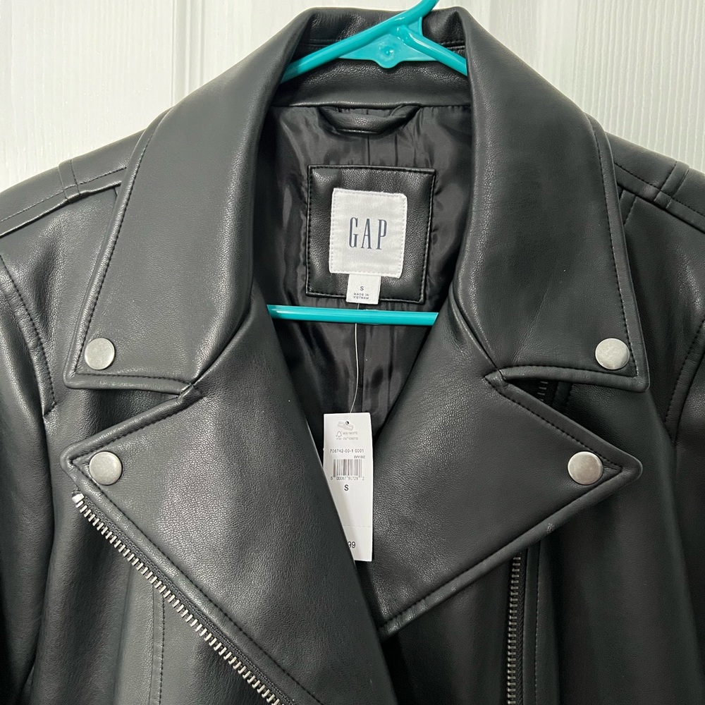 Gap, Faux Leather Moto Jacket